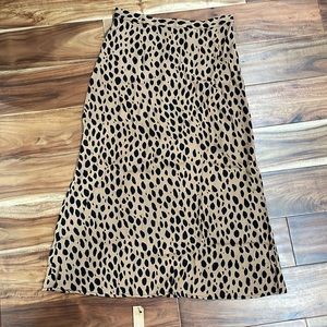 Reformation Bea Skirt NWT 6 Petite Bobcat willing to size trade for an 8!!